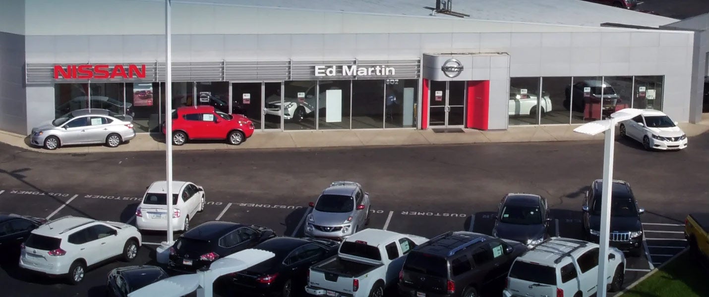 Photo of the front of Ed Martin Nissan near Noblesville, Indiana
